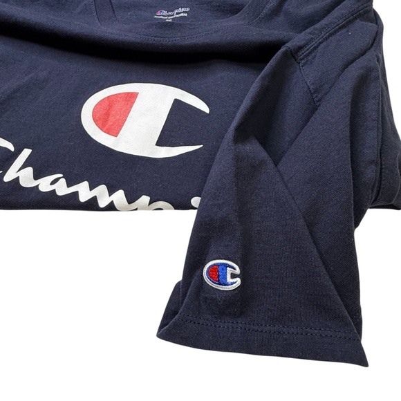 Champion Authentic Athleticwear Dark Blue Tee 2XL - Picture 7 of 11